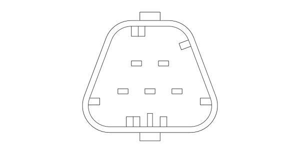 Débitmètre de masse d'air NGK 94095